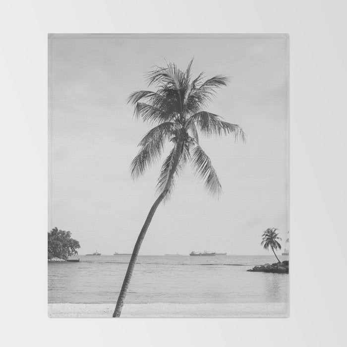 Palm Trees 16 Throw Blanket Gallery Image 2