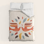 A Pair Of Festive Birds Comforter Gallery Image 6
