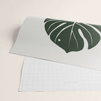Split Philodendron Leaf Illustration Wrapping Paper Gallery Image 2