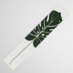 Split Philodendron Leaf Illustration Table Runner Gallery Image 3