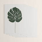 Split Philodendron Leaf Illustration Wrapping Paper Gallery Image 3