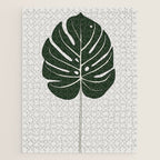Split Philodendron Leaf Illustration Jigsaw Puzzle Gallery Image 1