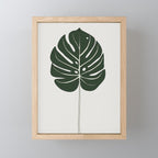 Split Philodendron Leaf Illustration Mini Art Print Gallery Image 1