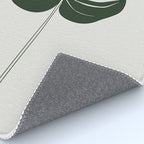 Split Philodendron Leaf Illustration Rug Gallery Image 4