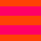 Bright Neon Pink and Orange Horizontal Cabana Tent Stripes Coffee Mug Gallery Image 2