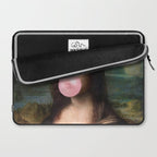  Mona Lisa Bubble Gum Laptop Sleeve Gallery Image 2