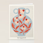 Blue Vase of Daisies Collection Stationery Card Gallery Image 2