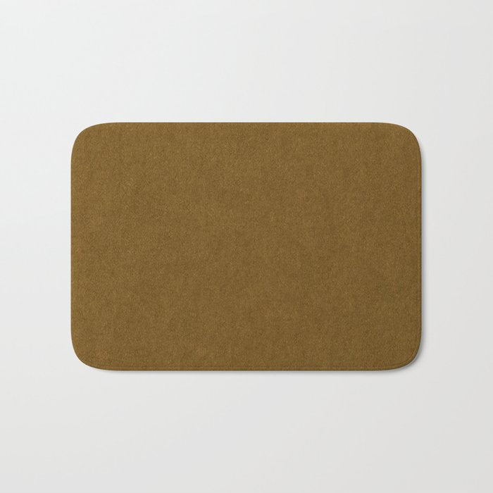 Ochre Velvet Bath Mat Gallery Image 1