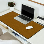 Ochre Velvet Desk Mat Gallery Image 2