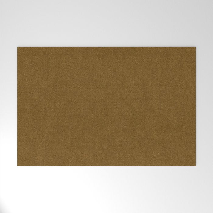 Ochre Velvet Welcome Mat Gallery Image 1