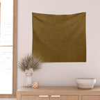 Ochre Velvet Wall Tapestry Gallery Image 2