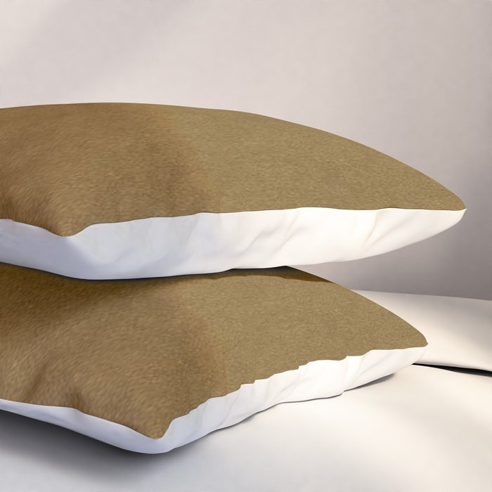 Ochre Velvet Pillow Sham Gallery Image 3
