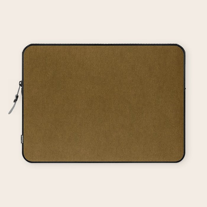 Ochre Velvet Laptop Sleeve Gallery Image 1