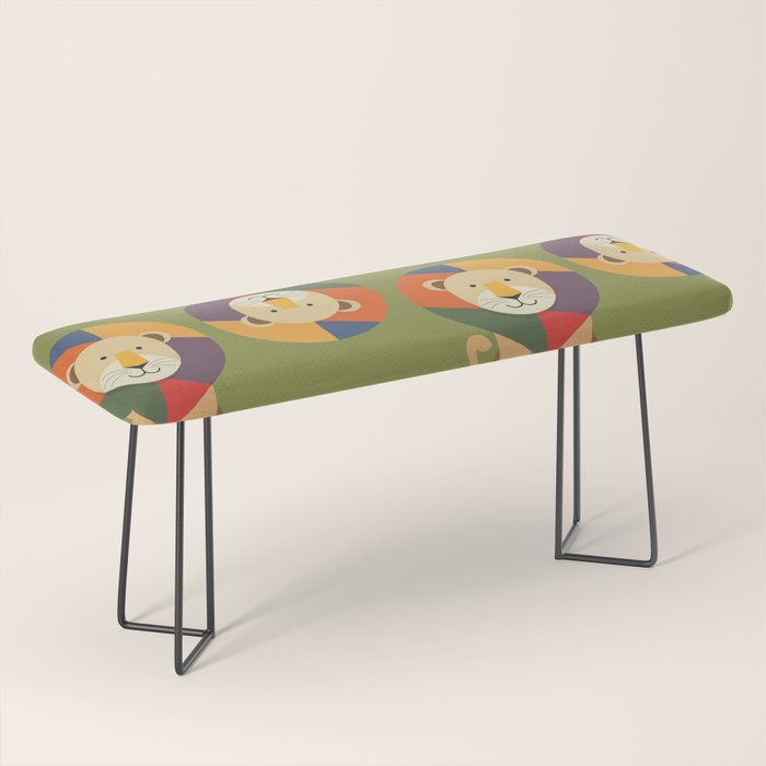 Lion Bench Gallery Image 1