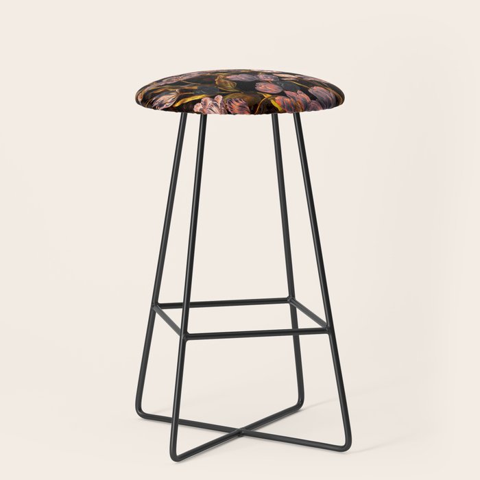 Magic Tulips Pattern II Stool Gallery Image 1