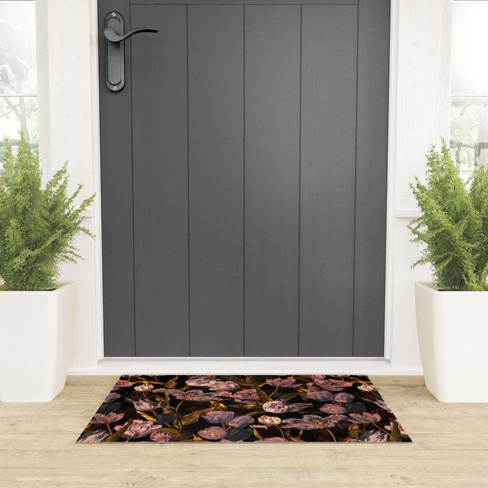 Magic Tulips Pattern II Welcome Mat Gallery Image 3