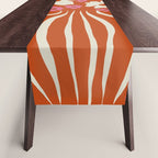 flower-pot in orange and pink Table Runner Gallery Image 1