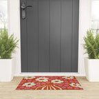 flower-pot in orange and pink Welcome Mat Gallery Image 3