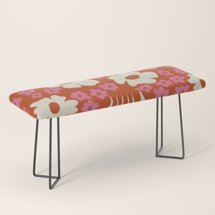 flower-pot in orange and pink Bench Gallery Image 1