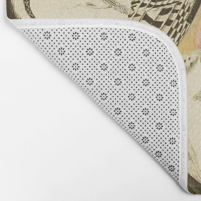 Woodpeckers from The Edinburgh Journal, 1835 (benefitting The Nature Conservancy) Bath Mat Gallery Image 2