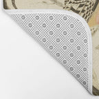 Woodpeckers from The Edinburgh Journal, 1835 (benefitting The Nature Conservancy) Bath Mat Gallery Image 2