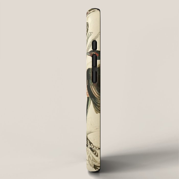 Woodpeckers from The Edinburgh Journal, 1835 (benefitting The Nature Conservancy) iPhone Case Gallery Image 2