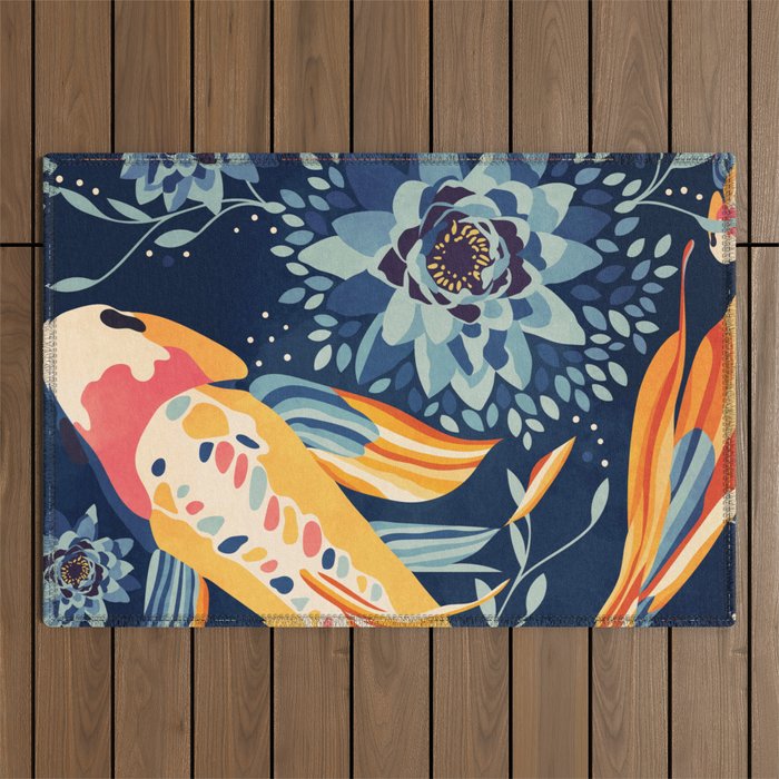 The Lotus Pond Outdoor Rug Gallery Image 1