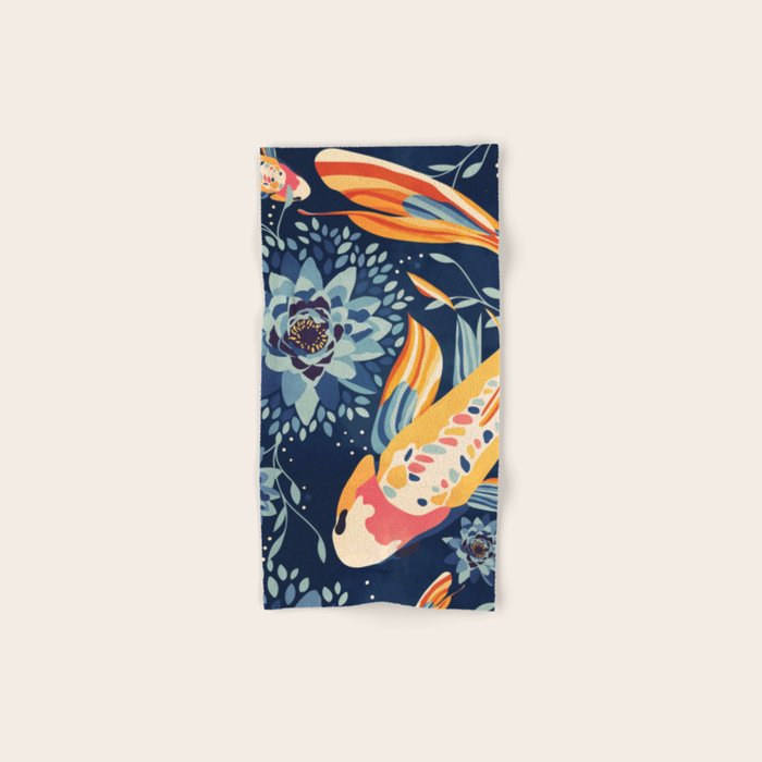 The Lotus Pond Bath Towel