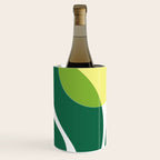 Yellow Sun Green Leaves Minimalism Wine Chiller Gallery Image 1