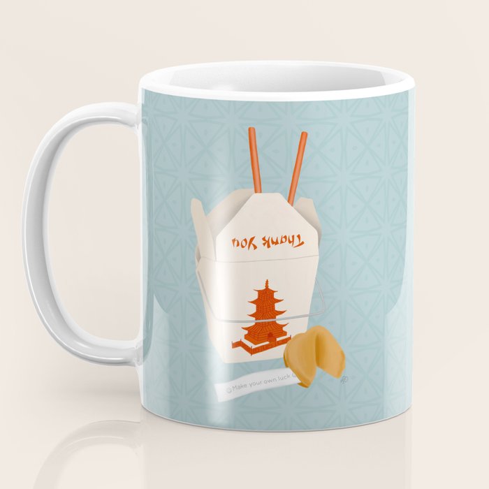 Chinese Food Takeout and Fortune Cookie Coffee Mug Gallery Image 3