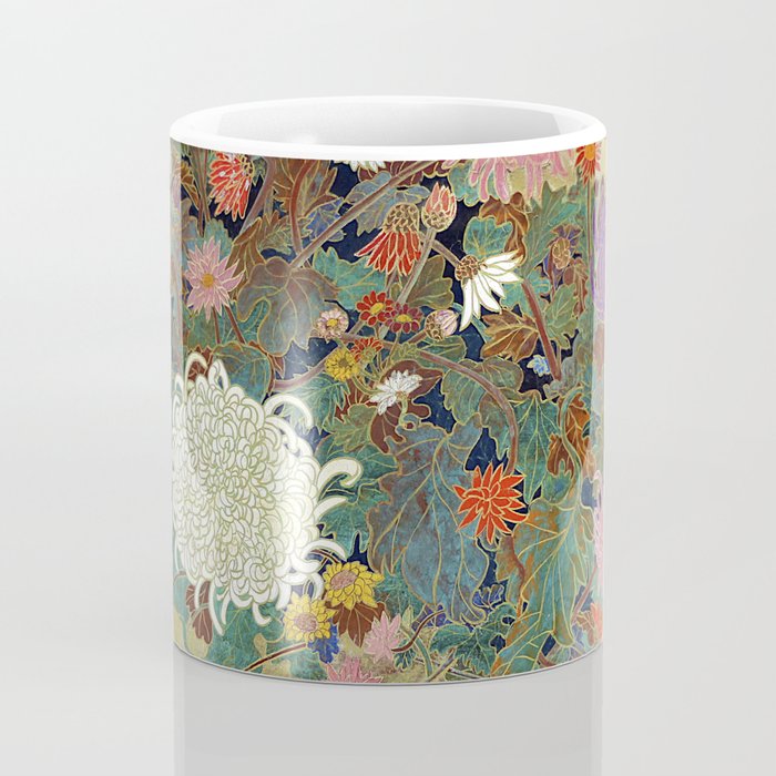 Vivid type flower Japanese painting Coffee Mug Gallery Image 4
