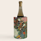Vivid type flower Japanese painting Wine Chiller Gallery Image 1