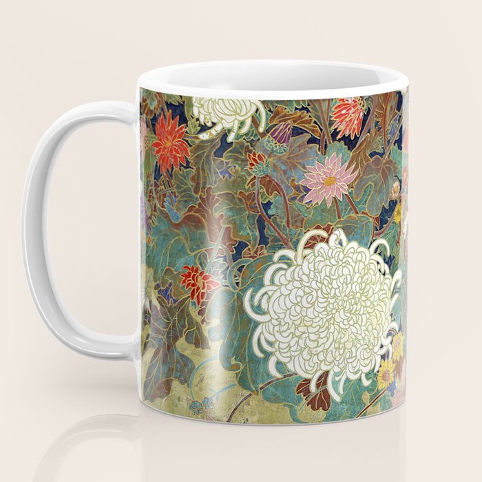 Vivid type flower Japanese painting Coffee Mug Gallery Image 3