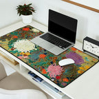 Vivid type flower Japanese painting Desk Mat Gallery Image 2
