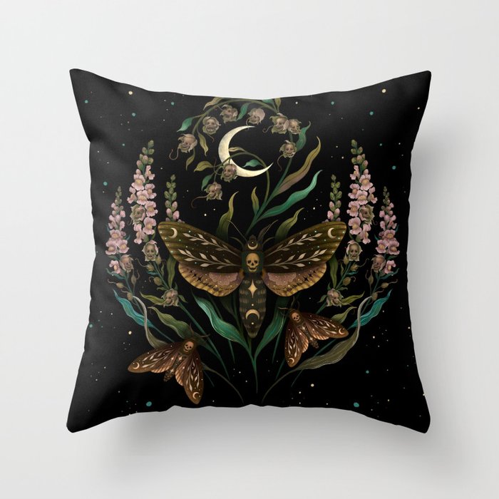 Death's Head Throw Pillow Gallery Image 6