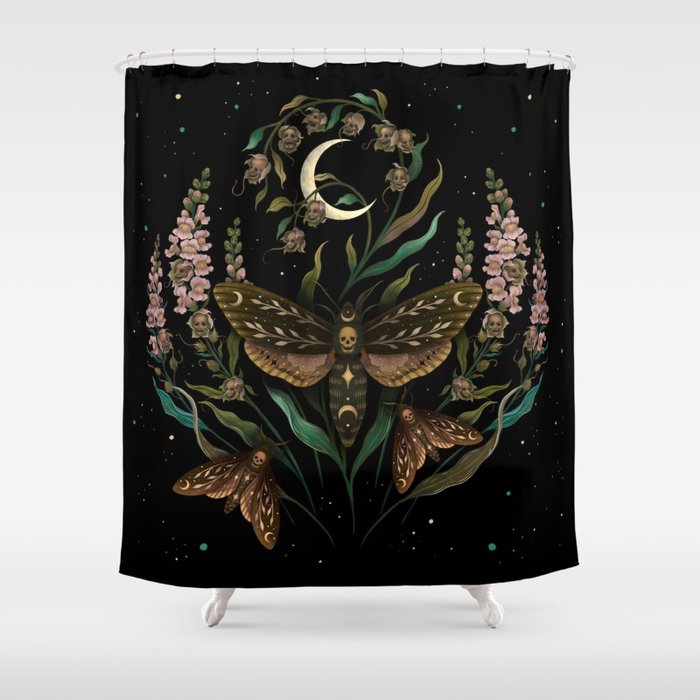 Death's Head Shower Curtain Gallery Image 1