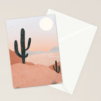 saguaro sunset Stationery Card Gallery Image 2