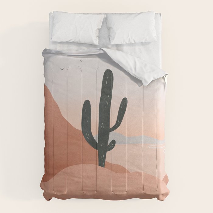 saguaro sunset Comforter Gallery Image 6