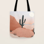 saguaro sunset Tote Bag Gallery Image 1