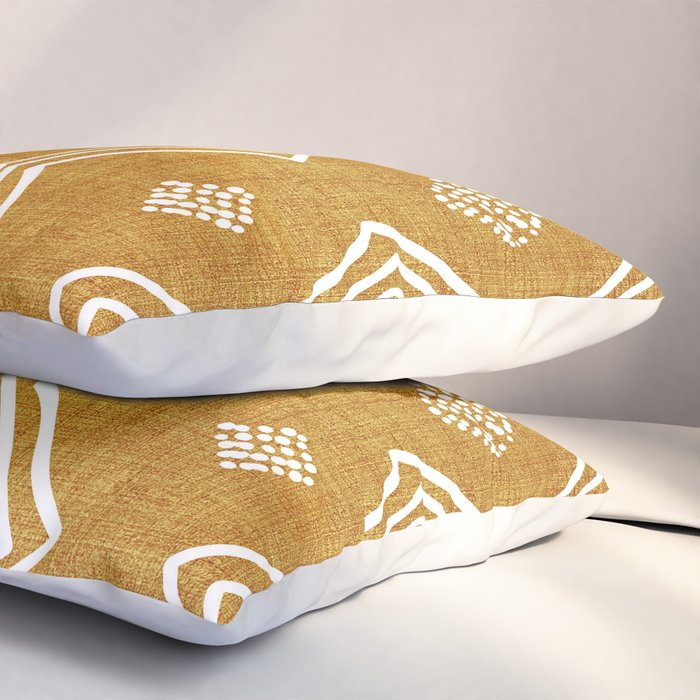 Village in Gold Pillow Sham Gallery Image 3