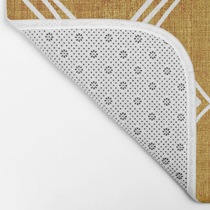 Village in Gold Bath Mat Gallery Image 2