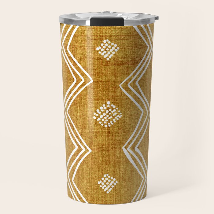 Village in Gold Travel Mug Gallery Image 1