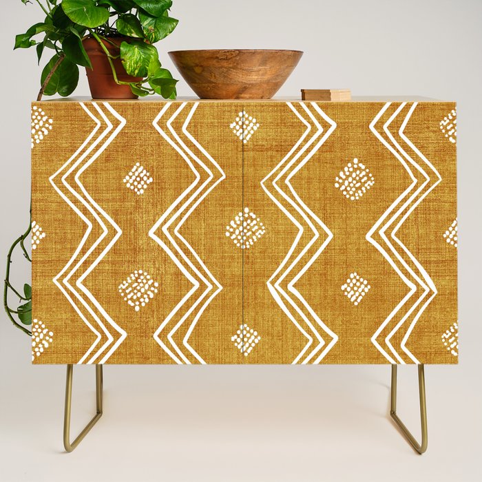 Village in Gold Credenza Gallery Image 1