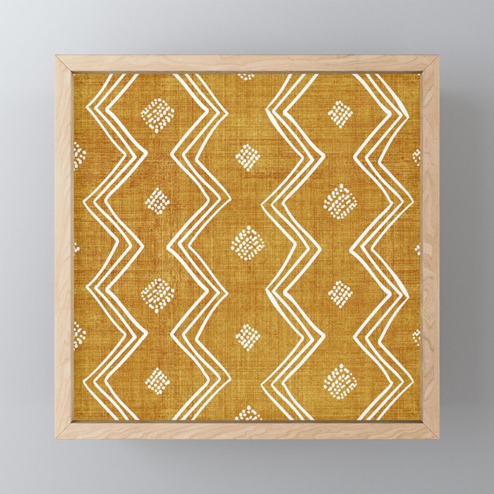 Village in Gold Mini Art Print Gallery Image 1