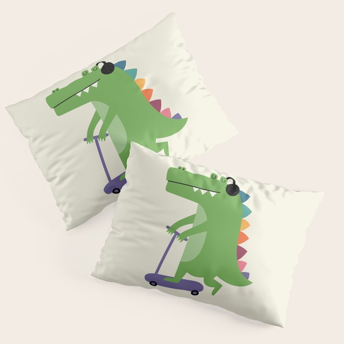 Croco Scooter Pillow Sham Gallery Image 3