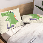 Croco Scooter Pillow Sham Gallery Image 2