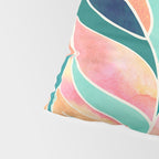Rise Up Tropical Leaf Illustration Pillow Sham Gallery Image 4
