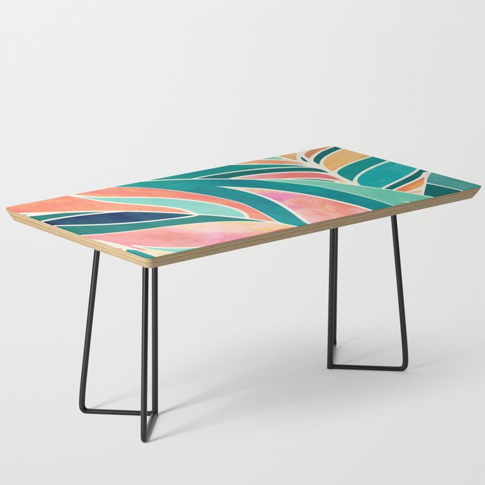 Rise Up Tropical Leaf Illustration Coffee Table Gallery Image 1