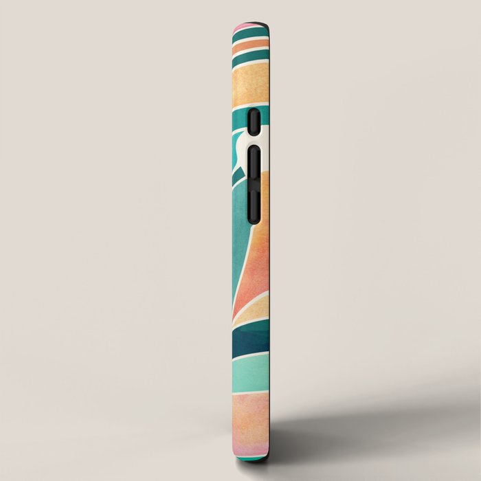 Rise Up Tropical Leaf Illustration iPhone Case Gallery Image 2