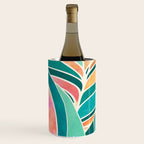 Rise Up Tropical Leaf Illustration Wine Chiller Gallery Image 3